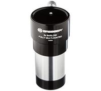 Bresser 2x 31.8mm Barlow Lens | Double focal length, two-lens design, full multi-coating, for visual observation and astrophotography