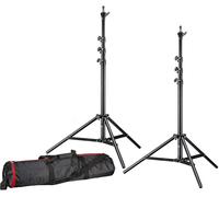 Bresser 2x BR-TP240 Pro Light stand 240cm + Bag