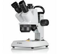 BRESSER Analyth STR Trino 10x - 40x Trinoculary Stereo Microscope with Incident