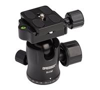 Bresser Ball head BH-51MT for up to 10 kg load capacity, including angle scale and integrated circular level with 3/8 inch tripod connection thread