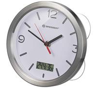 Bresser Bathroom Clock, Aluminium, White, 17 cm