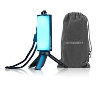 BRESSER BR-6 RGB Mini Tube | 20 lighting effects, RGB 0 to 360 degrees, CRI 95 plus, 700 lux, magnetic body, USB C, LCD, mini tripod and pouch included