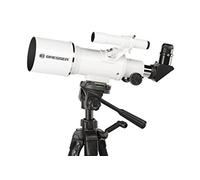 Bresser Classic 70/350 Refractor Telescope with Aluminium Mount and Smartphone Holder White