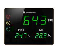 Bresser Co2 Measuring Device Smile Traffic Lights Extra-large Led Display