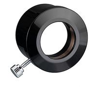 BRESSER Eyepiece Adapter 1.25''/2'' | For 1.25 inch eyepieces, M48x0.75 filter thread, black anodised aluminium, 25 mm shaft, 34 mm overall length