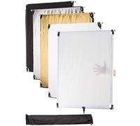 Bresser F002108 BR-FP8 5-in-1 Reflector Panel 80 x 100 cm Black/White/Silver/Gold