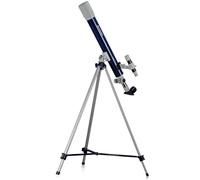 Bresser Herkules 50/600 Lens Telescope, 50 mm Aperture, 30-150x Magnification, Azimuth Mount, 3 Eyepieces, Moon Filter, Zenital Mirror