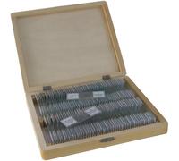 Bresser Prepared Slides with Wooden Box (Pack of 100 Pieces)