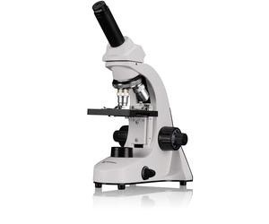 BRESSER Microscope Biorit SE 1600x | 5 prepared slides and blank slides, Coarse and fine focus, 2x Barlow zoom, Colour filter wheel, USB or battery power