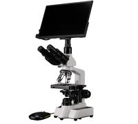 BRESSER Microscope Researcher Trino 40-1000x with MikroCam MINI Full HD HDMI cam