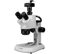 BRESSER Microscope Stereo Trinocular Analyth STR 10x-40x with Cameras MikroCam SP 3.1