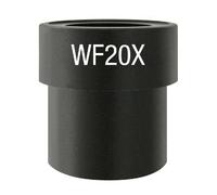 Bresser Microscope Wide Angle Eyepiece WF-Plan 20x | Leveled image field, high edge sharpness, clear image, compatible with microscopes from different manufacturers