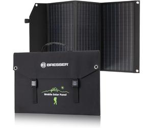 BRESSER Mobile Solar Charger 90 Watt with USB and DC output