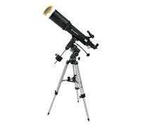 BRESSER Polaris-II 102/600 EQ3 Refractor Telescope with Smartphone Adapter & Sol