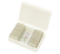 BRESSER prepared slides, high quality, set of 10