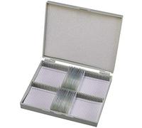 Bresser Prepared Slides with Wooden Box (Pack of 25 Pieces)