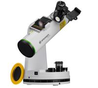 Bresser PushTo NT 76/350 Smart Telescope with Bluetooth App, Table Device | 76 mm opening, 350 mm focal length, real-time navigation, smartphone adapter, USB C or 4 AA batteries