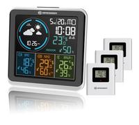 Bresser Quadro Individio Radio Weather Station with External Sensor, with 4 Different Measuring Points, Including 3 External Temperature and Humidity Sensors