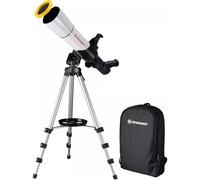 Bresser SpaceRacer 70/400 Lens Telescope with AR App, 70 mm Aperture, 400 mm Focal Length, 16x 120x Magnification, Sun Filter