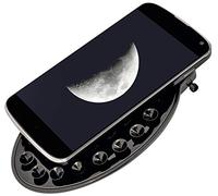 Bresser Smartphone Holder for telescopes with 1.25 Inch Eyepiece | Astrophotography via smartphone, for eyepieces with 32 to 34 mm housing, flexible retaining ring, recording remote subjects