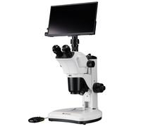 BRESSER Stereo Microscope Science ETD-301 7-63x Trinocular Zoom with MikroCam MI