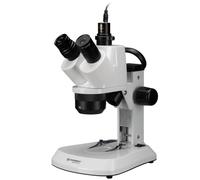BRESSER Stereo Trinocular Microscope Analyth STR 10x-40x with Full HD eyepiece camera