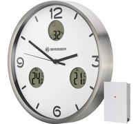 Bresser Wall Clock, White, 30 cm