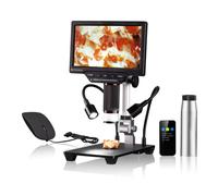 Bresser 2L Digital Microscope with Dimmable Light, WiFi, 7 Inch High Definition Color LCD Screen, Video and Photo Recording Function 1080P