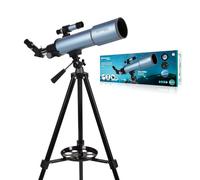 Bresser Youngster 70/400 Telescope for Children from 6 Years Old | Astronomy, Moon, Planets, Landscapes, 20x to 200x, Amici Prism, Smartphone Holder, 2 Eyepieces, Barlow 3x, Carrying Bag