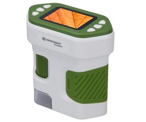 Bresser Youngster Adventure Microscope for Children from 6 Years 7x 94x | Portable outdoor microscope, incident light microscope, 2 inch display, photos and HD videos, 6 preparations, carrying strap
