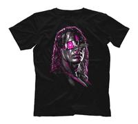Bret The Hitman Hart - Bret Hart Terminator T-Shirt Black XL