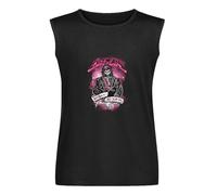 Bretallica Bret The Hitman Hart Tshirt Men's Vests Tank Tops O-Neck 100% Cotton Undershirts Unisex Sleeveless T-Shirt XL Black