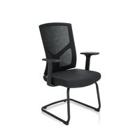 BRETON V B - Cantilever chair Black