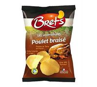 Bret's chips braised Chicken Flavor 125g - ( Unit Price ) - Bret's chips saveur poulet braisé 125g