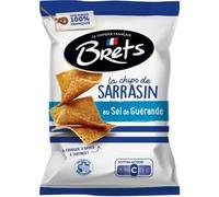 Brets Chips de Sarrasin au Sel de Guérande,Buckwheat Crisps