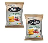 Brets Goat’s Cheese and Espelette Chilli Crisps 125g x 2
