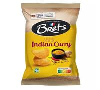 Brets Indian Curry Flavour Ridged Potato Chips 125g