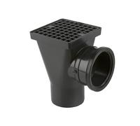 Brett Martin 1 Inlet Round Hopper (160mm with 110mm inlet) 110mm Drainage square hopper with horizontal inlet