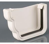 Brett Martin 106mm Prostyle (Ogee) Gutter Left Hand External Stopend BR087LW White (NOT Compatible with Marley Classic - Will Leak)
