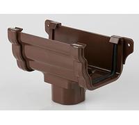 Brett Martin 106mm Prostyle (OGEE) gutter Running Outlet BR085BR BROWN