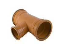 Brett Martin 110mm 87 1/2 Triple Socket Branch 160mm 110mm 87 1/2 Triple Socket Branch 160mm