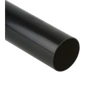 Brett Martin 110mm Plain Ended Downpipe 3m Black uPVC Solvent Weld Soil Pipe BS EN 1329:2000 | BS403B