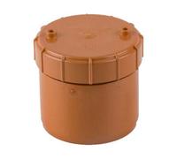 Brett Martin 110mm Screwed Access Cover Brown