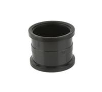 Brett Martin 110mm Soil Double Socket Pipe Connector Colour: Black 110mm Soil Double Socket Pipe Connector