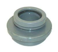 Brett Martin 110mm Soil Pipe 40mm Boss Adaptor for Solvent-Weld Waste. BW5 - for Use with 110mm Soil Boss Fittings. (Black)