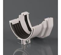 Brett Martin 114mm Squarestyle To Half Round Gutter Adaptor Colour: Ar 114mm Squarestyle To Half Round Gutter Adaptor