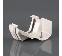 Brett Martin 114mm Squarestyle To Ogee Adaptor RH White Colour: White 114mm Squarestyle To Ogee Adaptor RH White