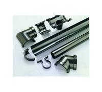 Brett Martin 120 Degree Gutter Angle Colour:: Anthracite Grey 112mm Half round Gutter Angle 120