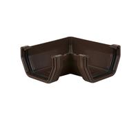 Brett Martin 120 Degree Gutter Angle Colour:: Brown 114mm Squarestyle 120 Gutter Angle