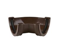 Brett Martin 135 Degree Gutter Angle Colour:: Brown 112mm roundstyle Gutter Angle 135